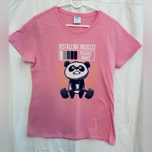 NWOTG/ medium short sleeve T-shirt/ installing muscles. Please wait.